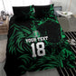 Custom Nigeria Football Bedding Set Super Eagles Power
