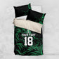 Custom Nigeria Football Bedding Set Super Eagles Power