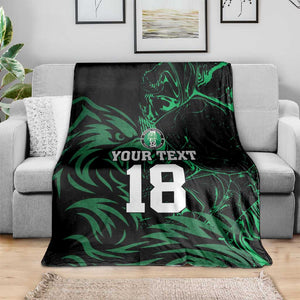 Custom Nigeria Football Blanket Super Eagles Power
