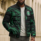 Custom Nigeria Football Bomber Puffer Jacket Super Eagles Power