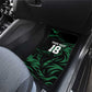 Custom Nigeria Football Car Mats Super Eagles Power