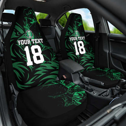 Custom Nigeria Football Car Seat Cover Super Eagles Power