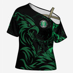 Custom Nigeria Football Cross Shoulder Shirt Super Eagles Power