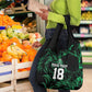 Custom Nigeria Football Grocery Bag Super Eagles Power