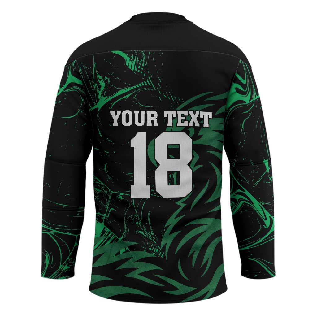 Custom Nigeria Football Hockey Jersey Super Eagles Power