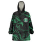 Custom Nigeria Football Kid Wearable Blanket Hoodie Super Eagles Power