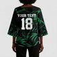 Custom Nigeria Football Kimono Sleeve Blouse Super Eagles Power