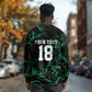 Custom Nigeria Football Long Sleeve Shirt Super Eagles Power