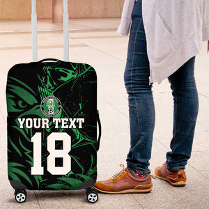 Custom Nigeria Football Luggage Cover Super Eagles Power