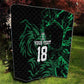 Custom Nigeria Football Quilt Super Eagles Power