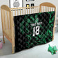 Custom Nigeria Football Quilt Super Eagles Power