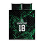 Custom Nigeria Football Quilt Bed Set Super Eagles Power