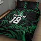 Custom Nigeria Football Quilt Bed Set Super Eagles Power