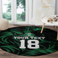 Custom Nigeria Football Round Carpet Super Eagles Power