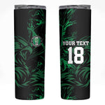Custom Nigeria Football Skinny Tumbler Super Eagles Power