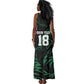 Custom Nigeria Football Tank Maxi Dress Super Eagles Power