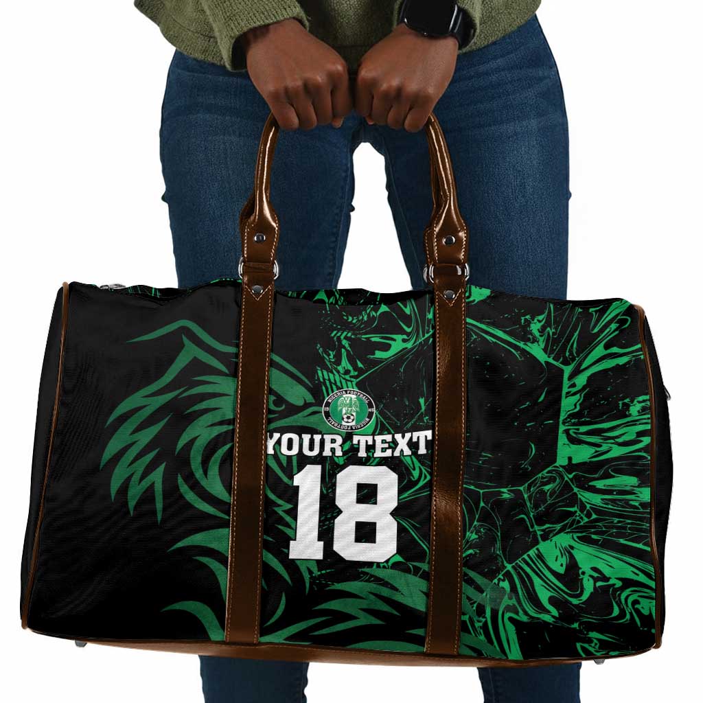 Custom Nigeria Football Travel Bag Super Eagles Power