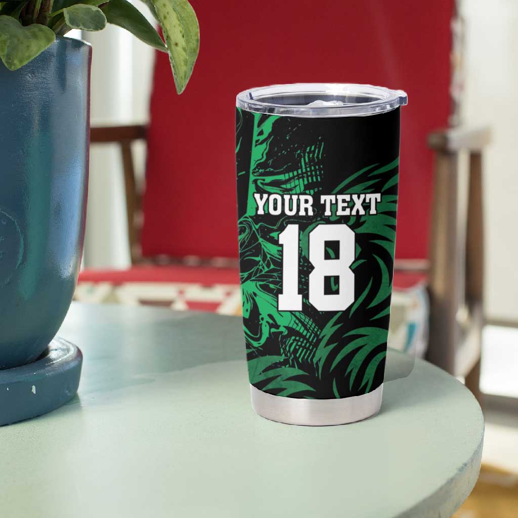 Custom Nigeria Football Tumbler Cup Super Eagles Power