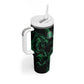Custom Nigeria Football Tumbler With Handle Super Eagles Power