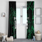 Custom Nigeria Football Window Curtain Super Eagles Power