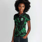 Custom Nigeria Football Women Polo Shirt Super Eagles Power