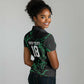 Custom Nigeria Football Women Polo Shirt Super Eagles Power