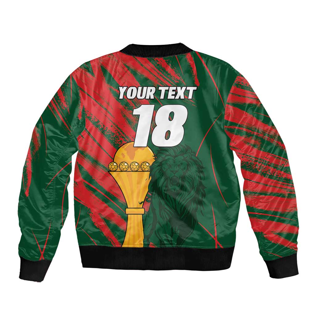 Custom Senegal Champions Football Bomber Jacket Lions of Teranga Rise Again