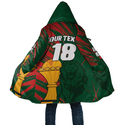 Custom Senegal Champions Football Cloak Lions of Teranga Rise Again