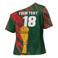 Custom Senegal Champions Football Cross Shoulder Shirt Lions of Teranga Rise Again