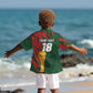 Custom Senegal Champions Football Kid Hawaiian Shirt Lions of Teranga Rise Again