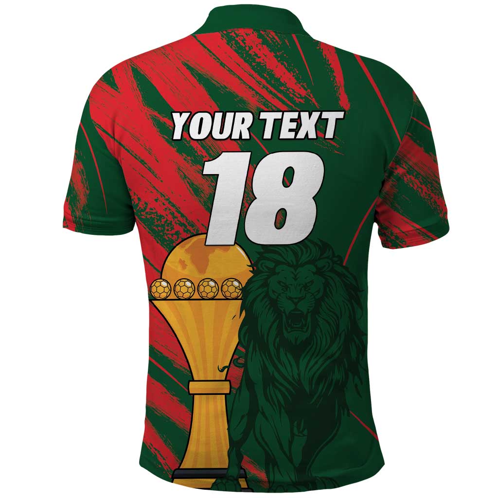 Custom Senegal Champions Football Polo Shirt Lions of Teranga Rise Again