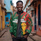 Custom Senegal Champions Football Sleeve Zip Bomber Jacket Lions of Teranga Rise Again