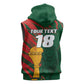 Custom Senegal Champions Football Sleeveless Hoodie Lions of Teranga Rise Again