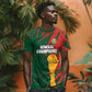 Custom Senegal Champions Football T shirt Lions of Teranga Rise Again