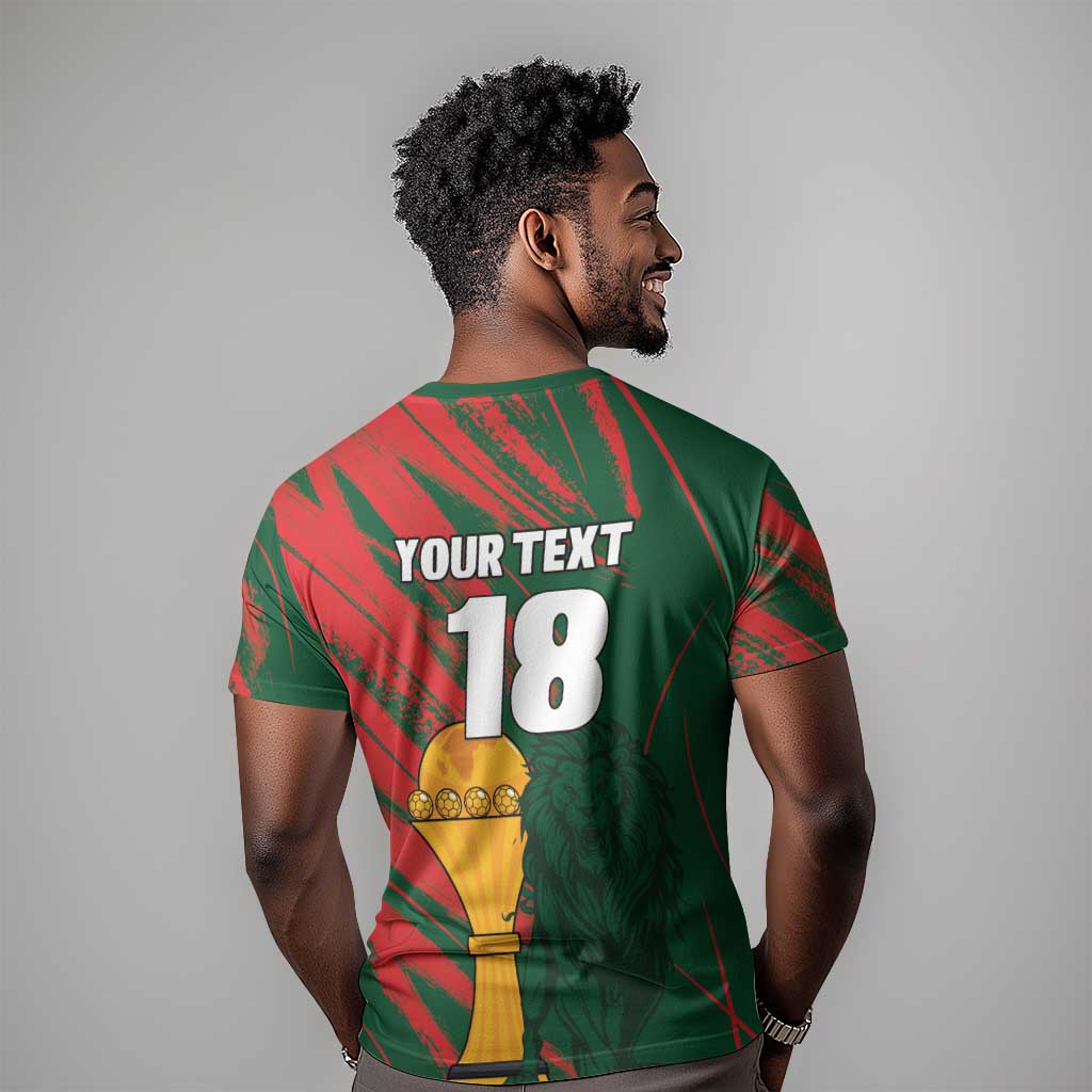Custom Senegal Champions Football T shirt Lions of Teranga Rise Again
