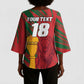 Custom Morocco Champions Football Kimono Sleeve Blouse Atlas Lions Grunge Motif