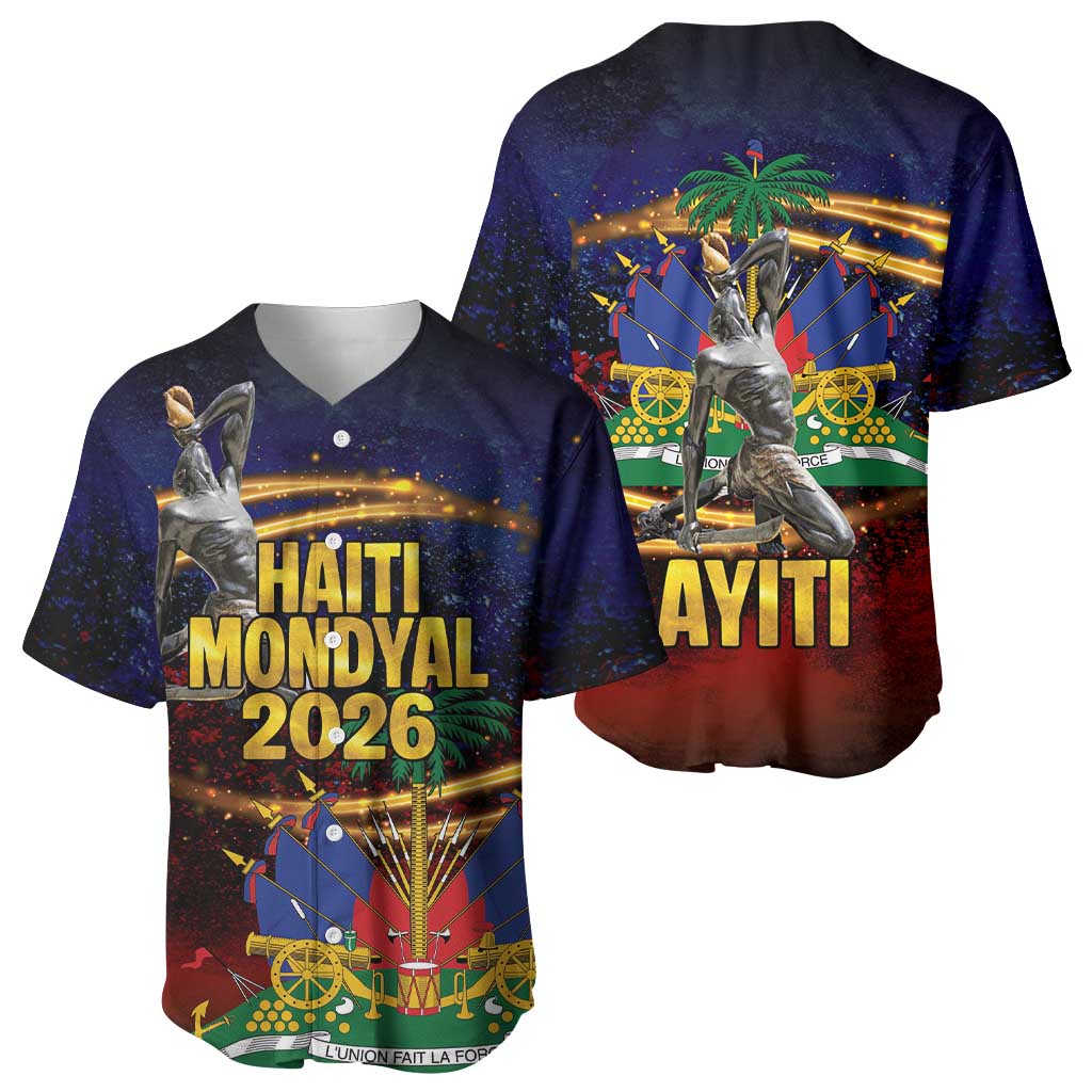 Haiti Mondyal 2026 Baseball Jersey Proud to Be Haitian