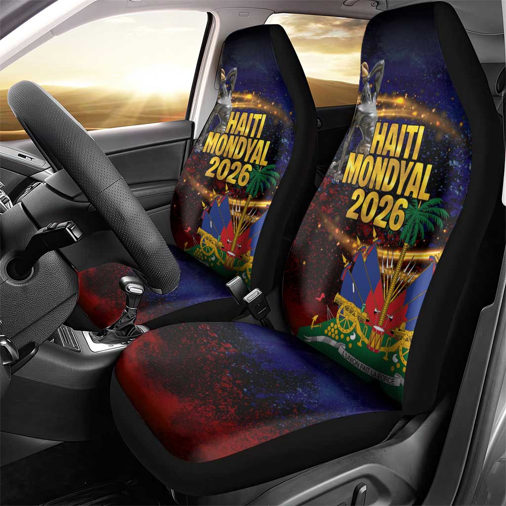 Haiti Mondyal 2026 Car Seat Cover Proud to Be Haitian