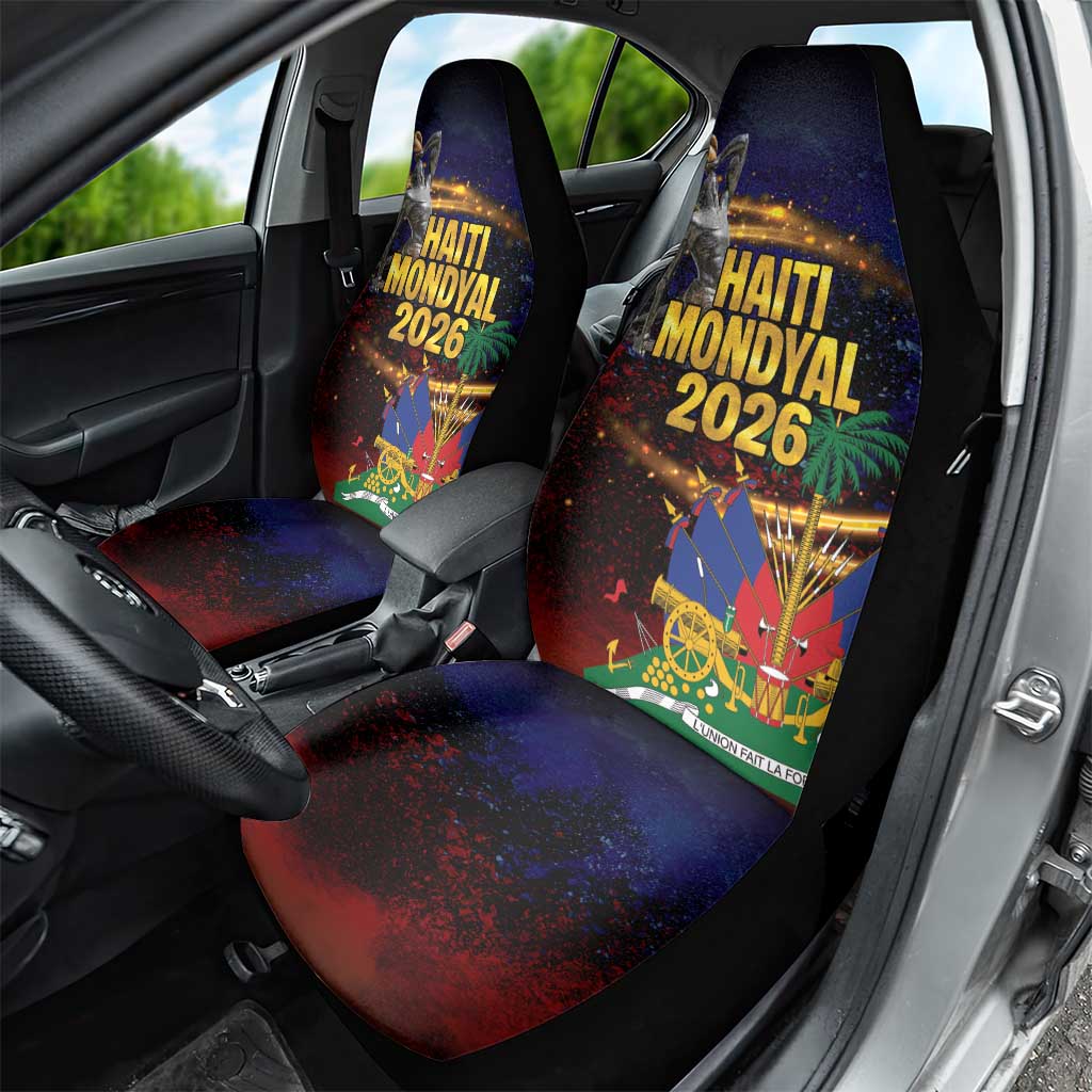 Haiti Mondyal 2026 Car Seat Cover Proud to Be Haitian