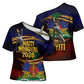 Haiti Mondyal 2026 Cross Shoulder Shirt Proud to Be Haitian