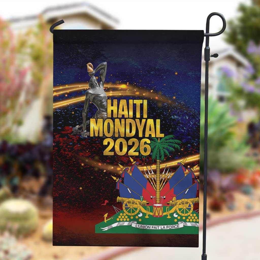 Haiti Mondyal 2026 Garden Flag Proud to Be Haitian
