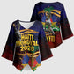 Haiti Mondyal 2026 Kimono Sleeve Blouse Proud to Be Haitian