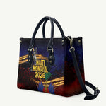 Haiti Mondyal 2026 Leather Bag Proud to Be Haitian