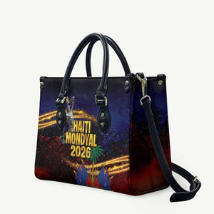 Haiti Mondyal 2026 Leather Bag Proud to Be Haitian
