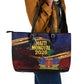 Haiti Mondyal 2026 Leather Tote Bag Proud to Be Haitian