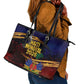 Haiti Mondyal 2026 Leather Tote Bag Proud to Be Haitian