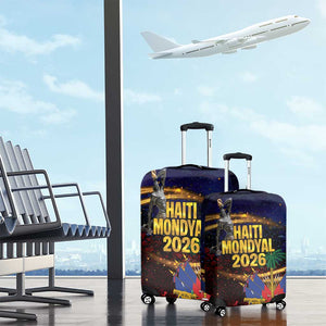 Haiti Mondyal 2026 Luggage Cover Proud to Be Haitian