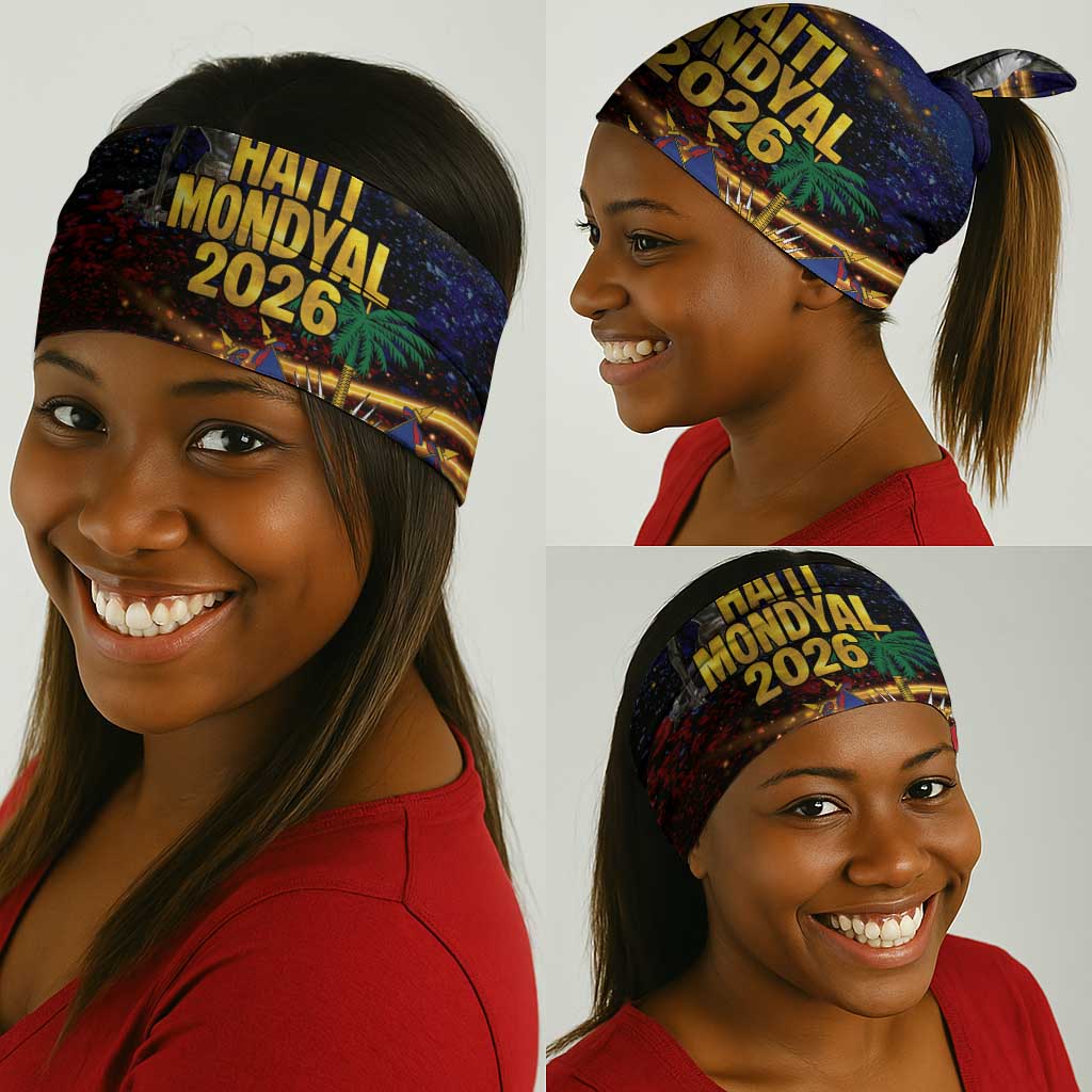 Haiti Mondyal 2026 Neck Gaiter Proud to Be Haitian