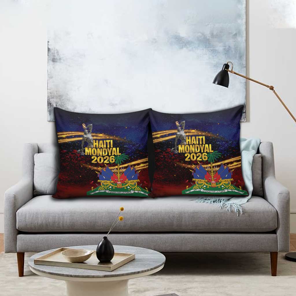 Haiti Mondyal 2026 Pillow Cover Proud to Be Haitian