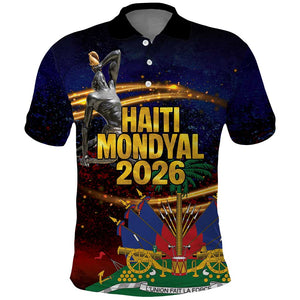 Haiti Mondyal 2026 Polo Shirt Proud to Be Haitian